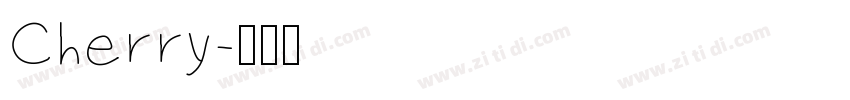 Cherry字体转换
