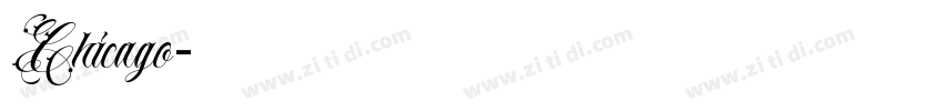 Chicago字体转换