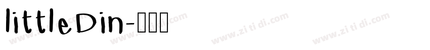 littleDin字体转换