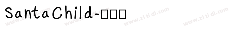 SantaChild字体转换