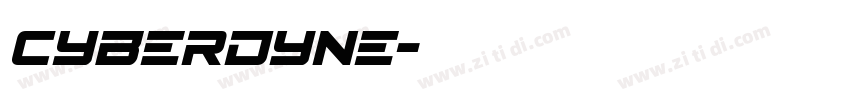 cyberdyne字体转换