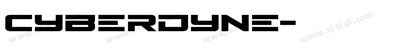 cyberdyne字体转换