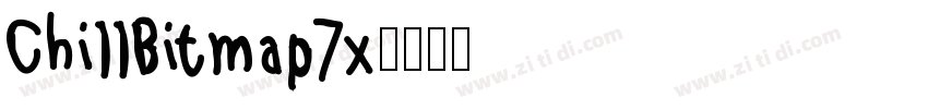 ChillBitmap7x字体转换