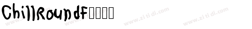 ChillRoundF字体转换