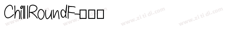 ChillIRoundF字体转换
