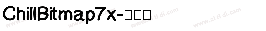 ChillBitmap7x字体转换