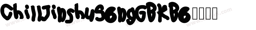 ChillJinshuSongGBKBo字体转换