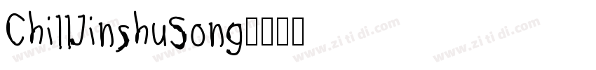 ChillJinshuSong字体转换