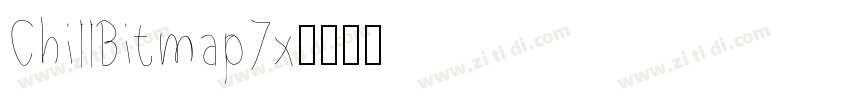 ChillBitmap7x字体转换