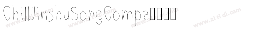 ChillJinshuSongCompa字体转换