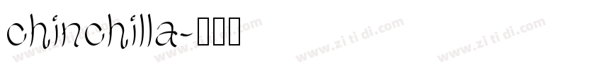 chinchilla字体转换
