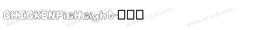 CHICKENPieHeight字体转换