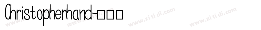 Christopherhand字体转换