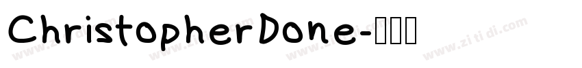 ChristopherDone字体转换