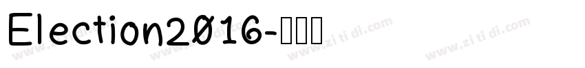 Election2016字体转换