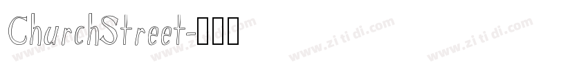 ChurchStreet字体转换