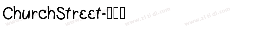 ChurchStreet字体转换