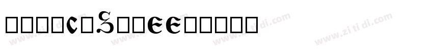 ChurchStreet字体转换