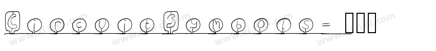 CircuitSymbols字体转换