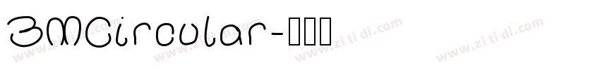 3MCircular字体转换