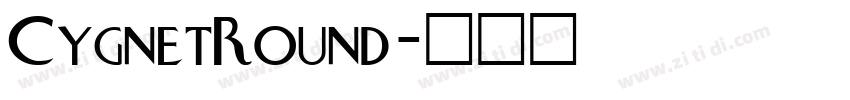 CygnetRound字体转换