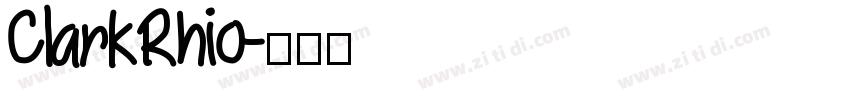 ClarkRhio字体转换