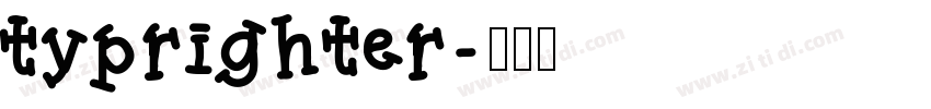 typrighter字体转换