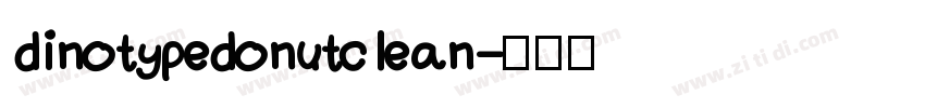 dinotypedonutclean字体转换