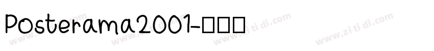 Posterama2001字体转换