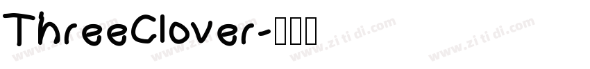 ThreeClover字体转换