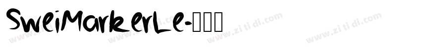 SweiMarkerLe字体转换