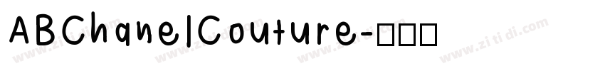 ABChanelCouture字体转换