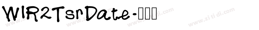 WIR2TsrDate字体转换