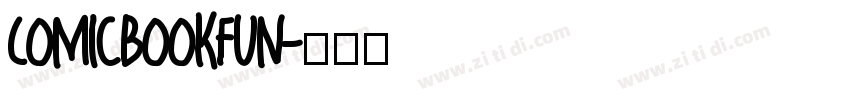 ComicBookFun字体转换