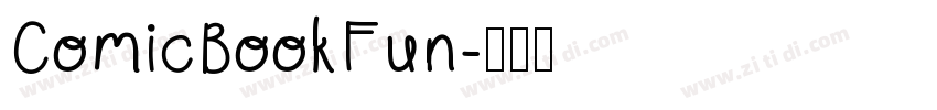 ComicBookFun字体转换