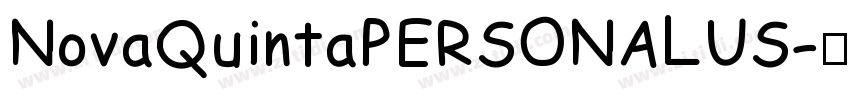 NovaQuintaPERSONALUS字体转换