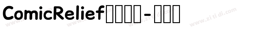 ComicRelief字体下载字体转换