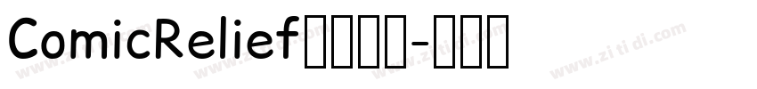 ComicRelief字体下载字体转换