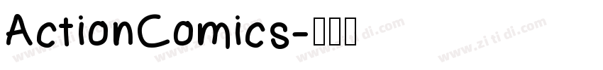 ActionComics字体转换