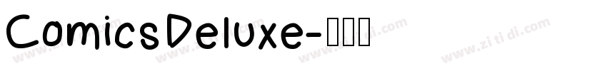 ComicsDeluxe字体转换