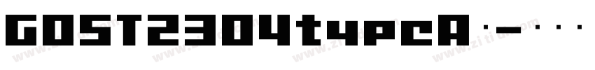 GOST2304typeA下字体转换