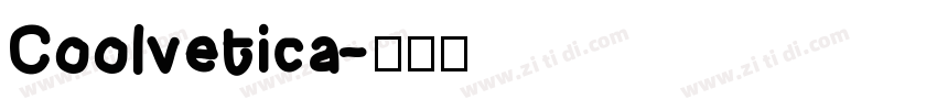 Coolvetica字体转换