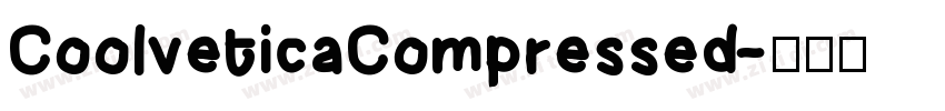 CoolveticaCompressed字体转换