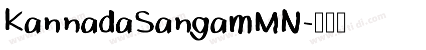 KannadaSangamMN字体转换