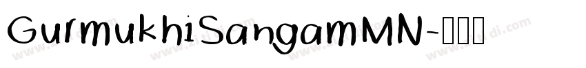 GurmukhiSangamMN字体转换