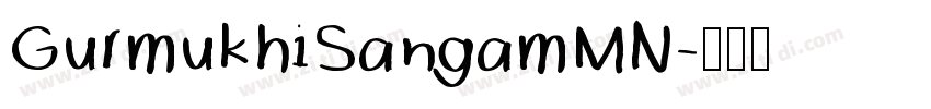 GurmukhiSangamMN字体转换