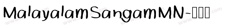 MalayalamSangamMN字体转换