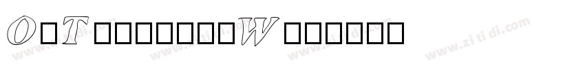 OfTomorrowW05字体转换