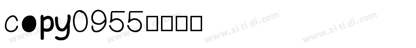 copy0955字体转换
