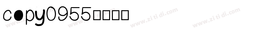 copy0955字体转换